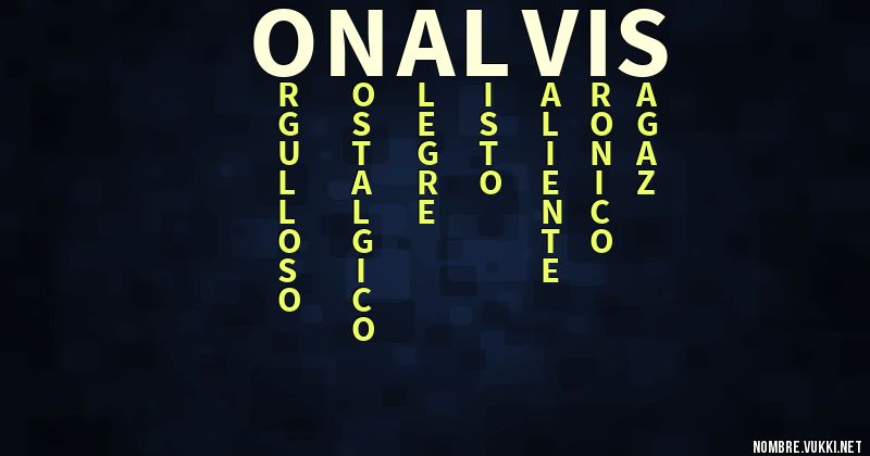 Acróstico onalvis