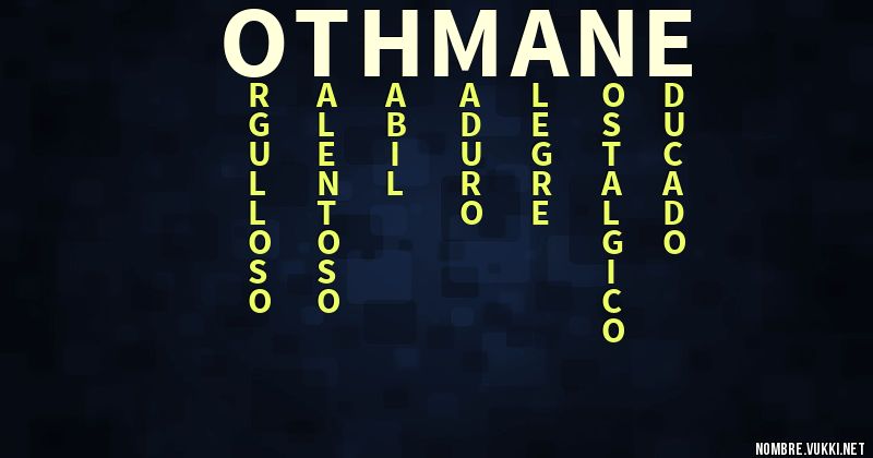 Acróstico othmane