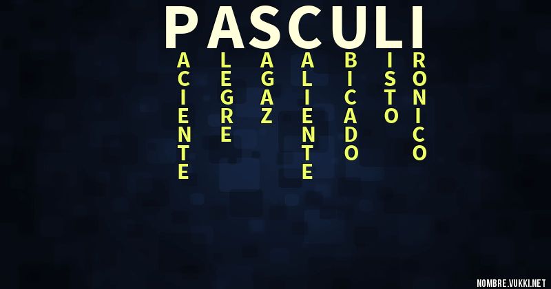Acróstico pasculi