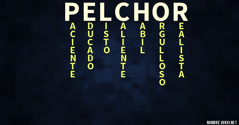 Acróstico pelchor