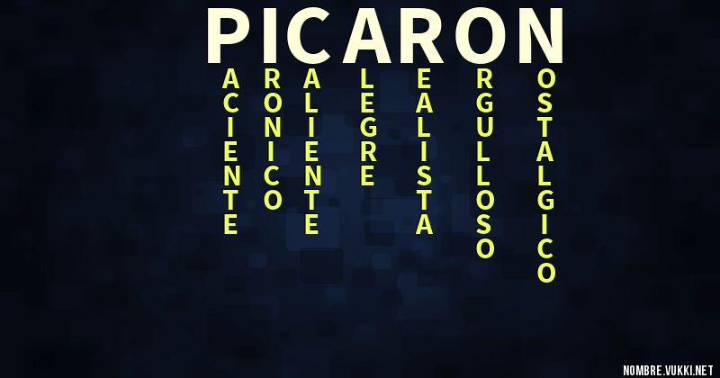 Acróstico picaron