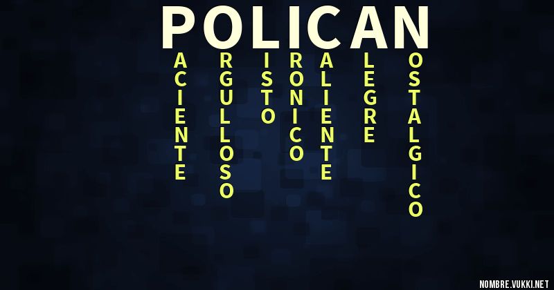 Acróstico polican