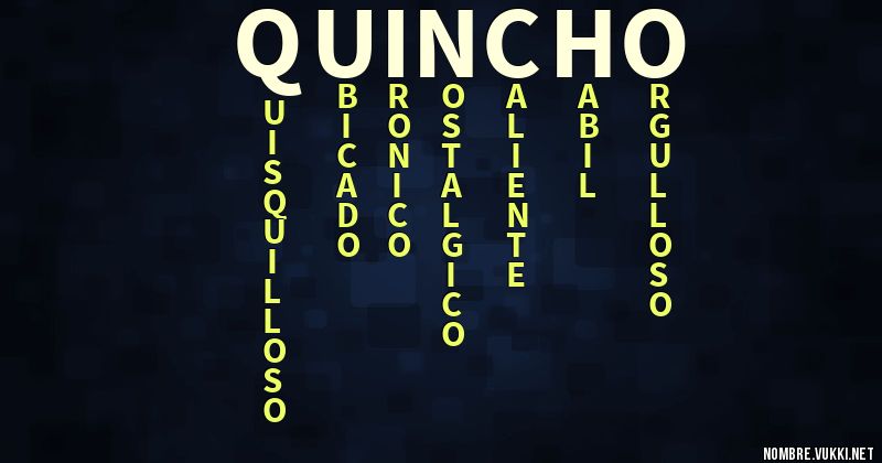 Acróstico quincho