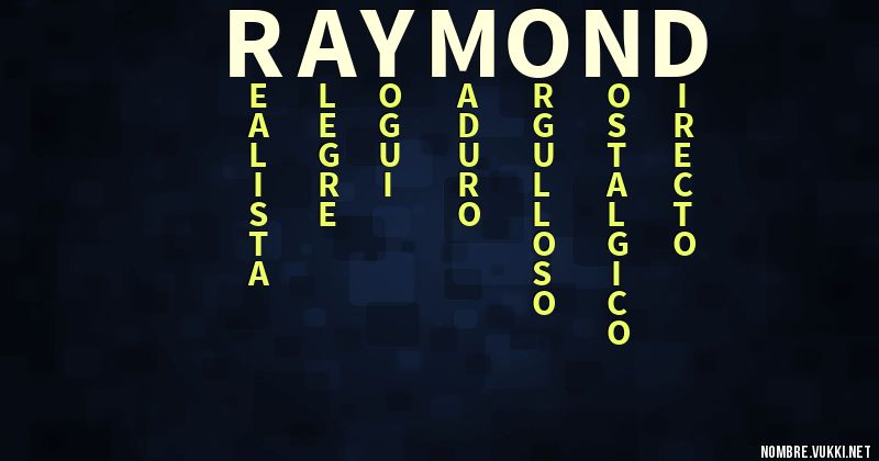 Acróstico raymond