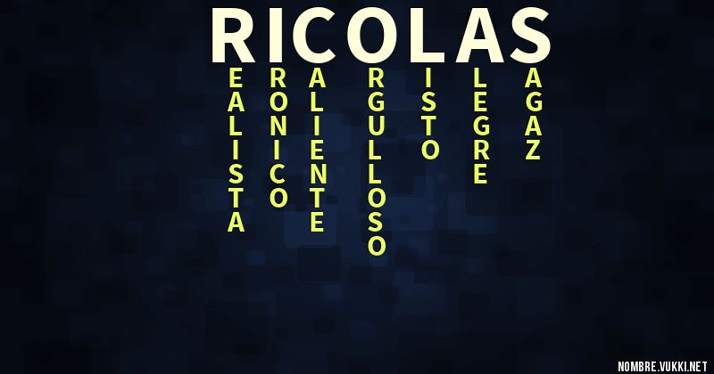 Acróstico ricolas