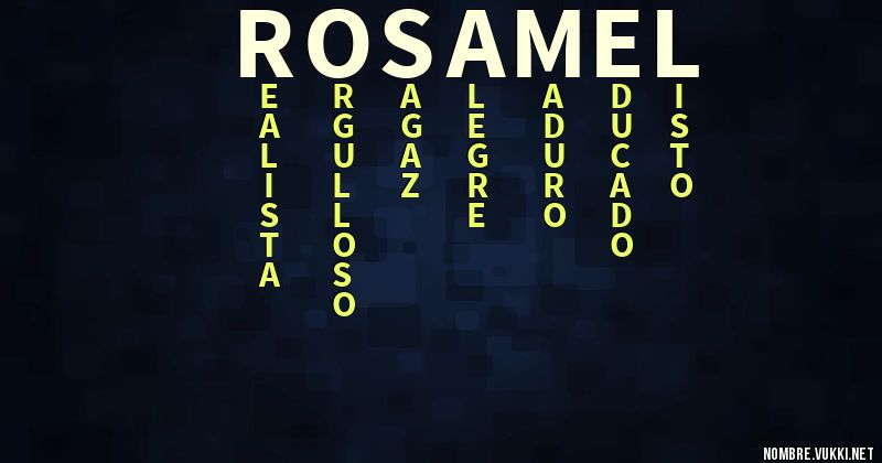 Acróstico rosamel