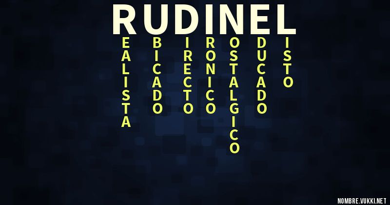 Acróstico rudinel