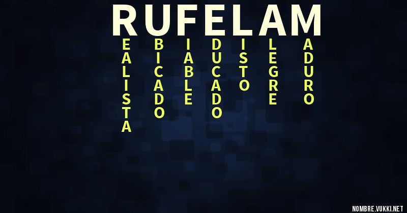 Acróstico rufelam