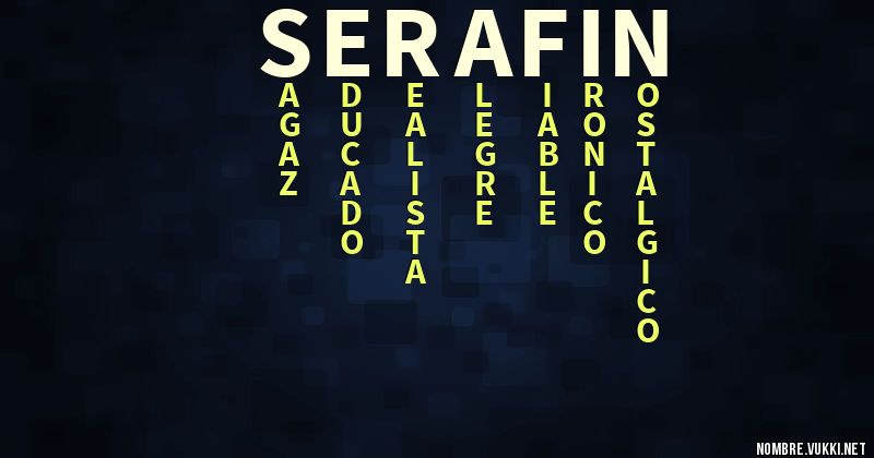 Acróstico serafin