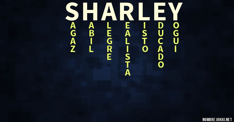 Acróstico sharley