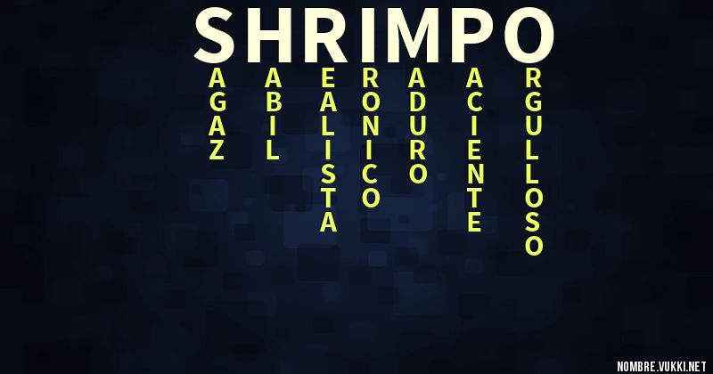 Acróstico shrimpo