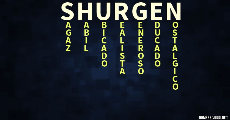 Acróstico shurgen