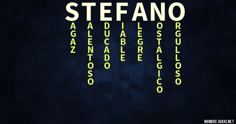 Acróstico stéfano