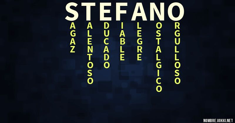 Acróstico stefano