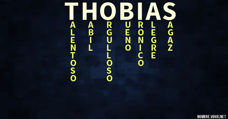 Acróstico thobias