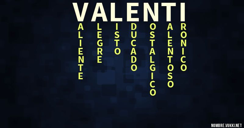 Acróstico valenti