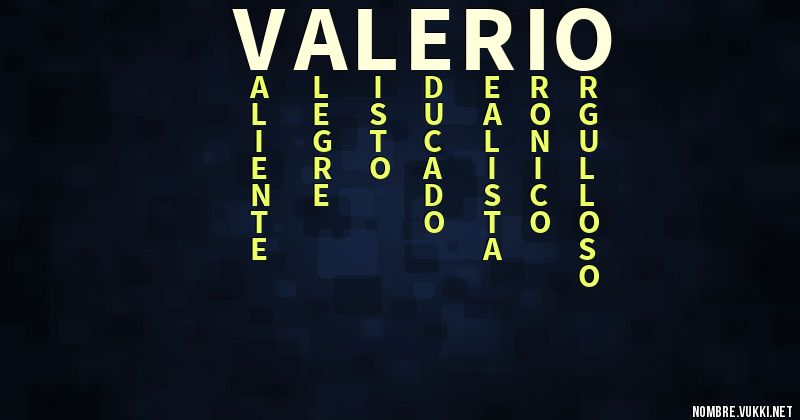 Acróstico valerio