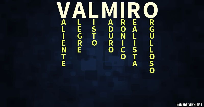 Acróstico valmiro