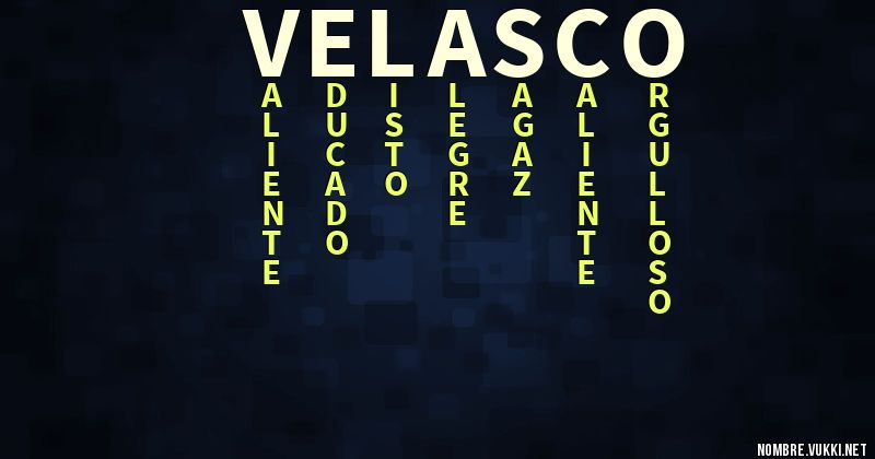 Acróstico velasco