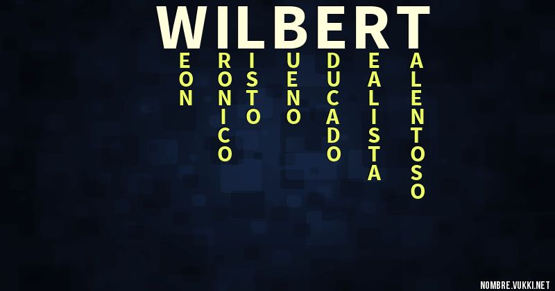 Acróstico wilbert