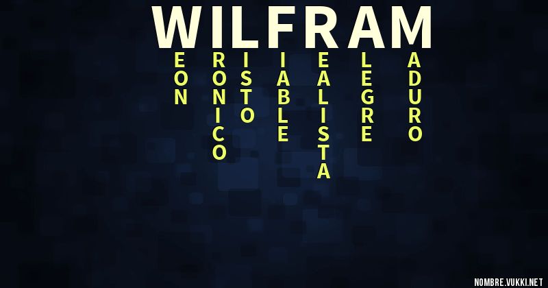 Acróstico wilfram