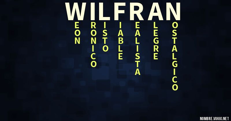 Acróstico wilfran