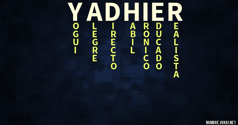 Acróstico yadhier