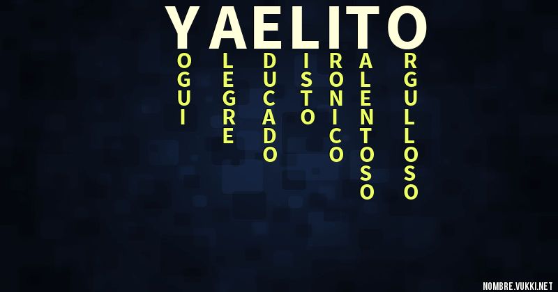 Acróstico yaelito