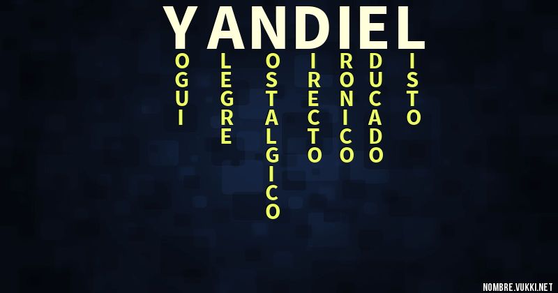 Acróstico yandiel