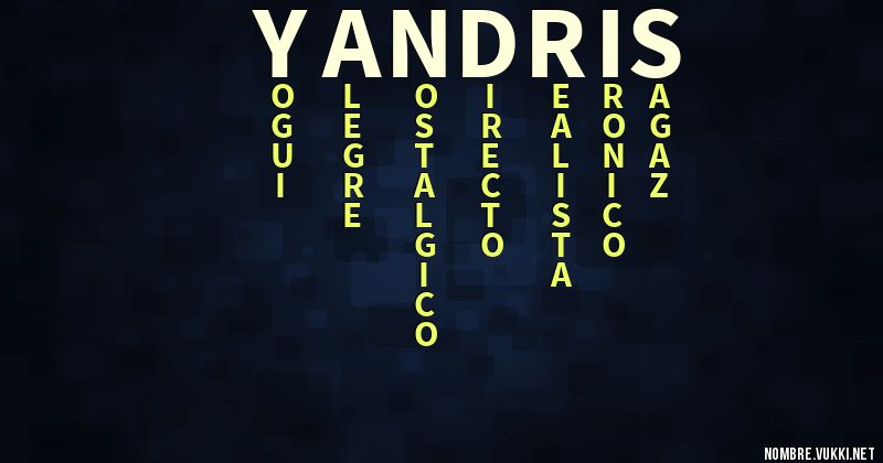 Acróstico yandris