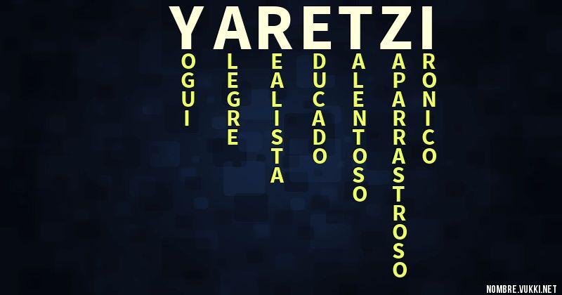 Acróstico yaretzi