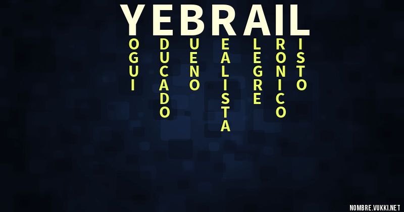 Acróstico yebrail