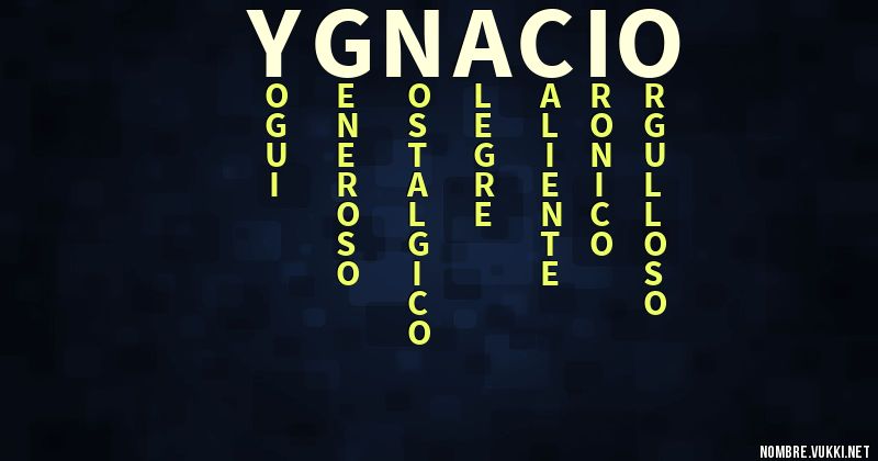 Acróstico ygnacio