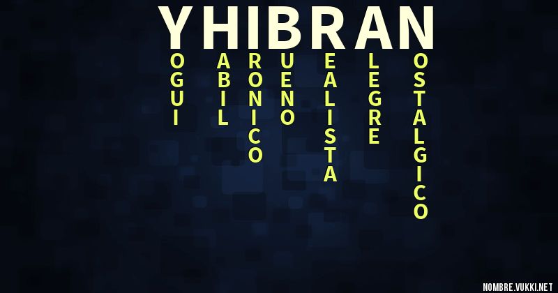 Acróstico yhibrán