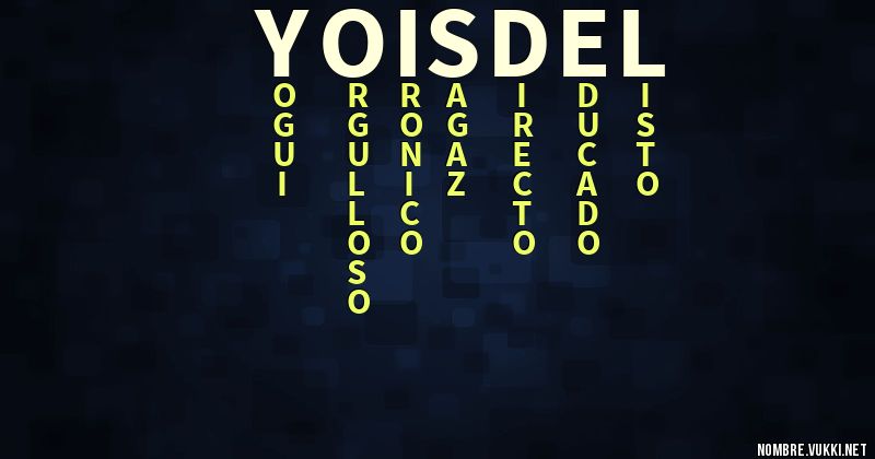 Acróstico yoisdel