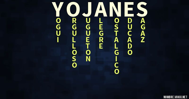 Acróstico yojanes