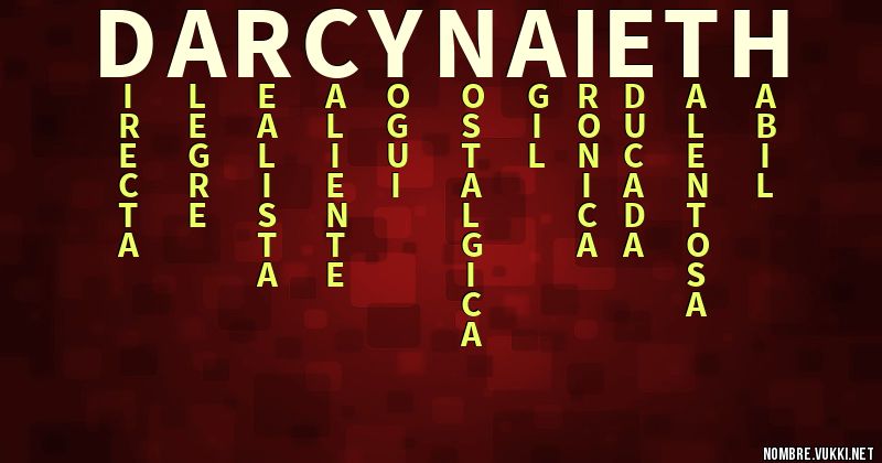 Acróstico darcy naieth
