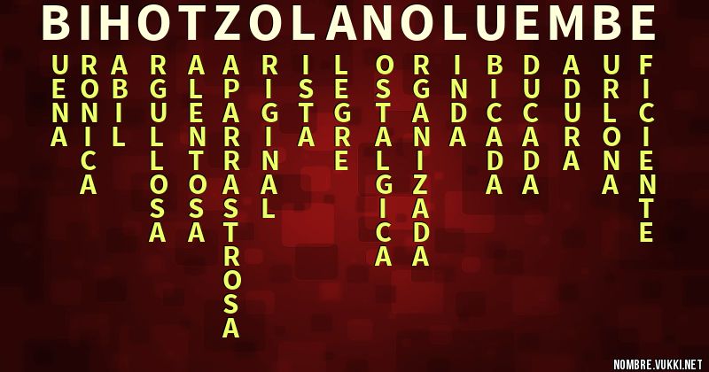 Acróstico bihotz olano luembe