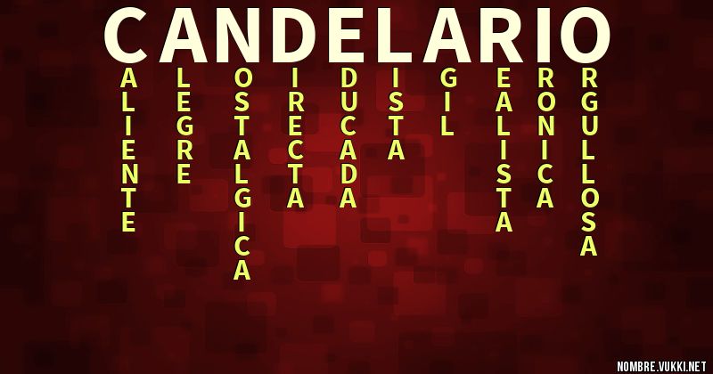 Acróstico candelario