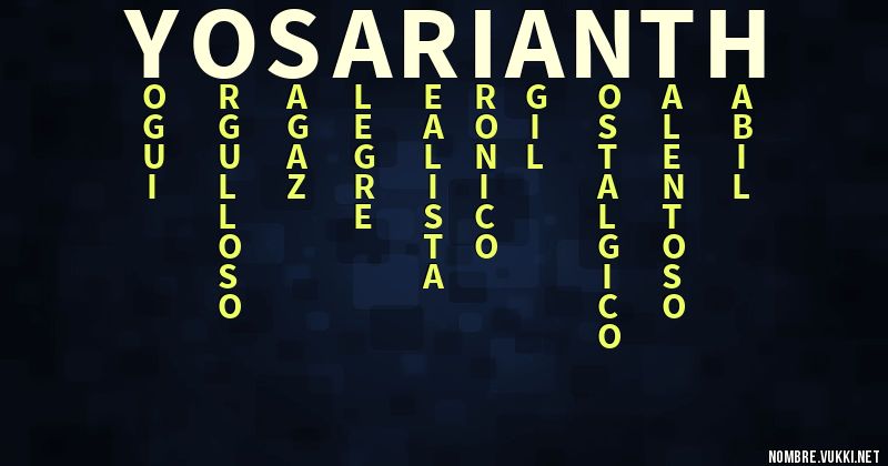 Acróstico yosarianth