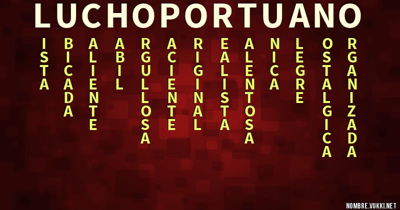 Acróstico lucho portuano