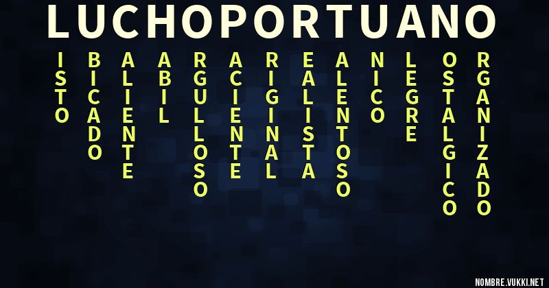 Acróstico lucho portuano