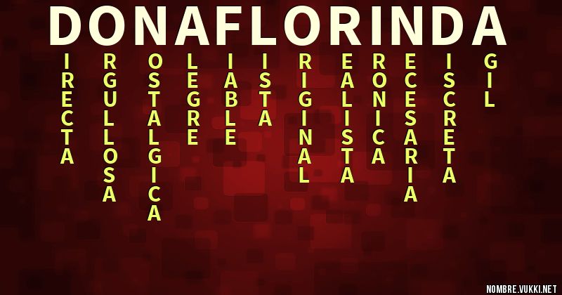 Acróstico doÑa florinda