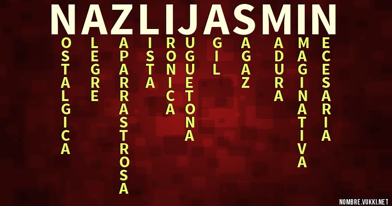 Acróstico nazli jasmin