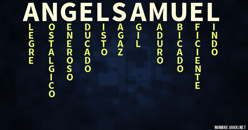 Acróstico angel samuel