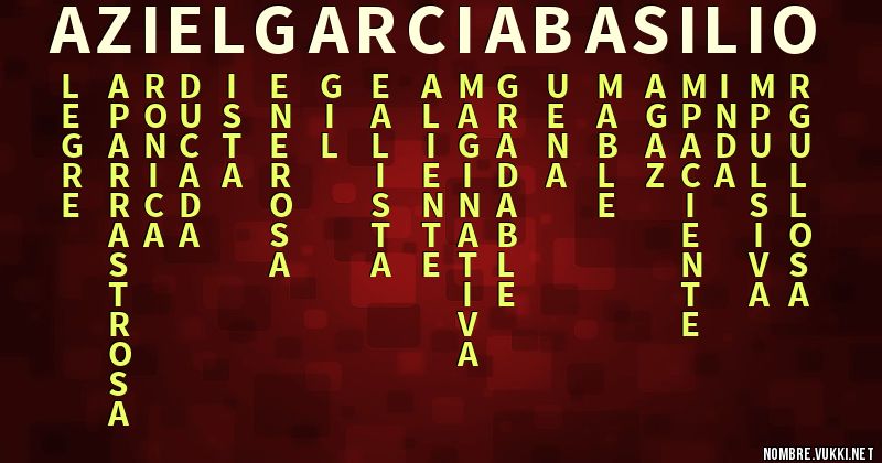 Acróstico aziel garcía basilio
