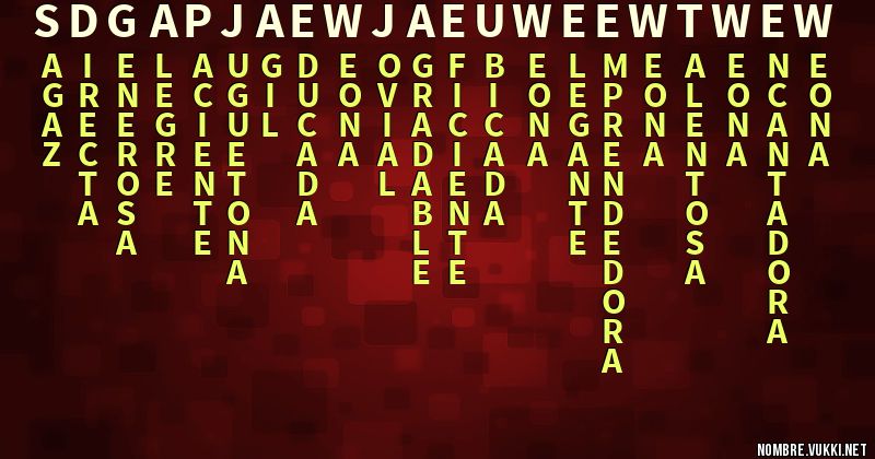 Acróstico sdgapjáewjae90uwee90w9twew
