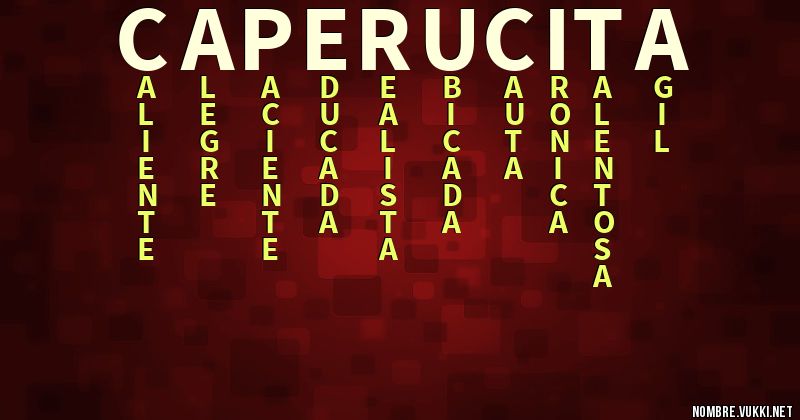 Acróstico caperucita