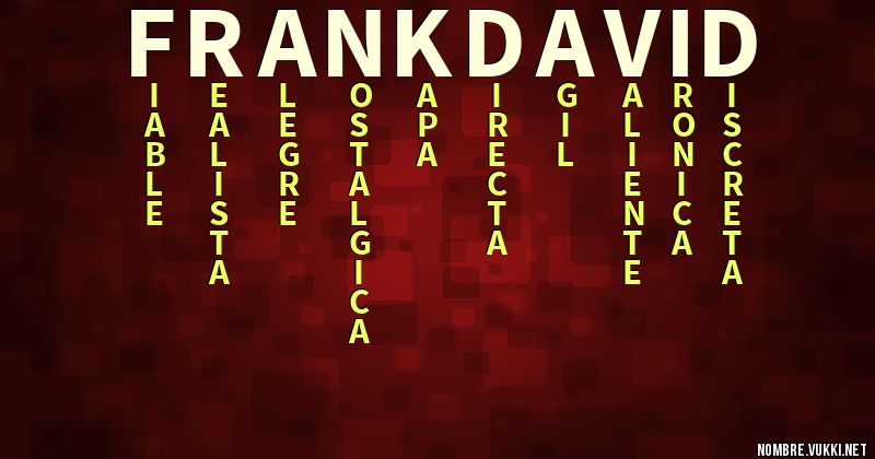 Acróstico frank david