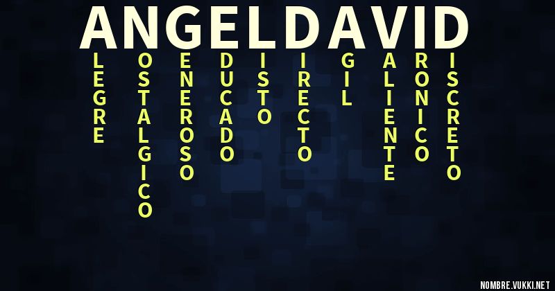 Acróstico Ángel david